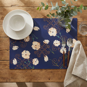 Individual Fusión Azul Mediterraneo 44cms