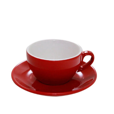 Taza Latte Palermo Rojo con Plato