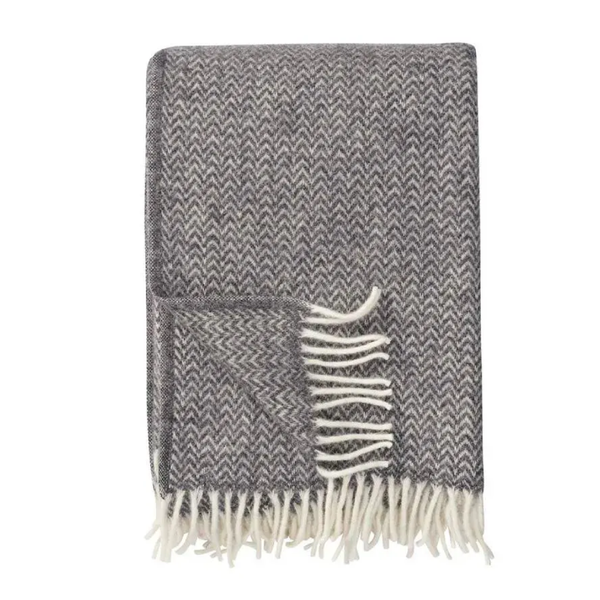 Manta Chevron Gris