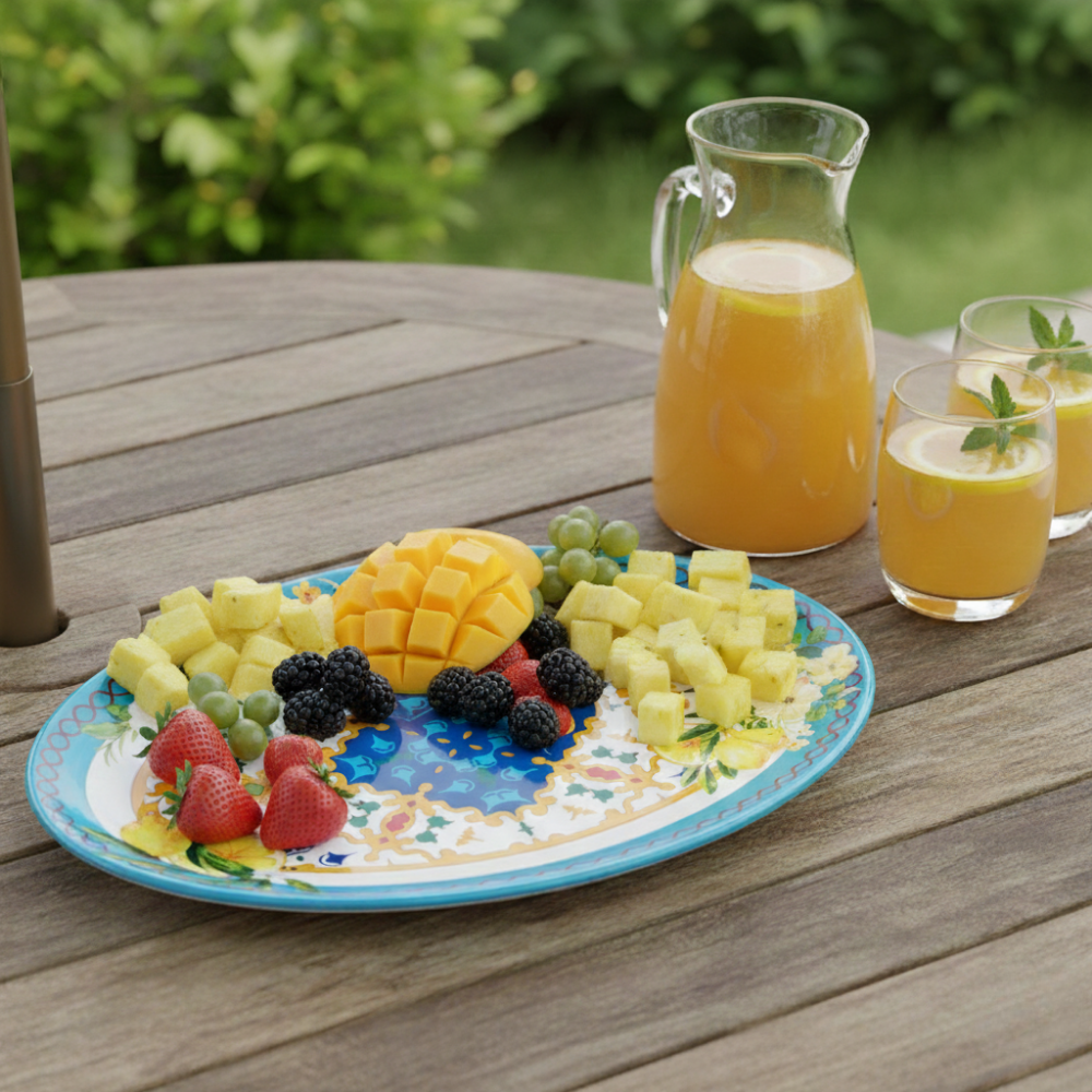 Plato para Servir Flower&Lemon 35cms