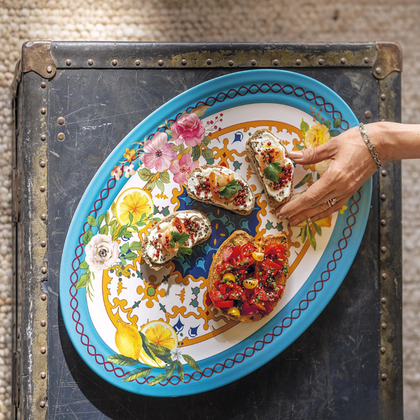 Plato para Servir Flower&Lemon 35cms