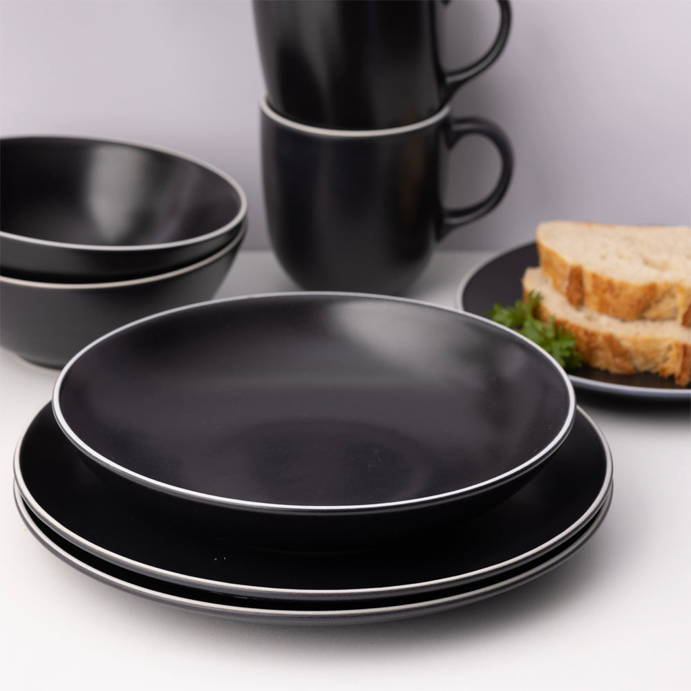 Plato Pasta Classic Collection Negro 23 cms