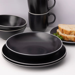 Plato Pasta Classic Collection Negro 23 cms