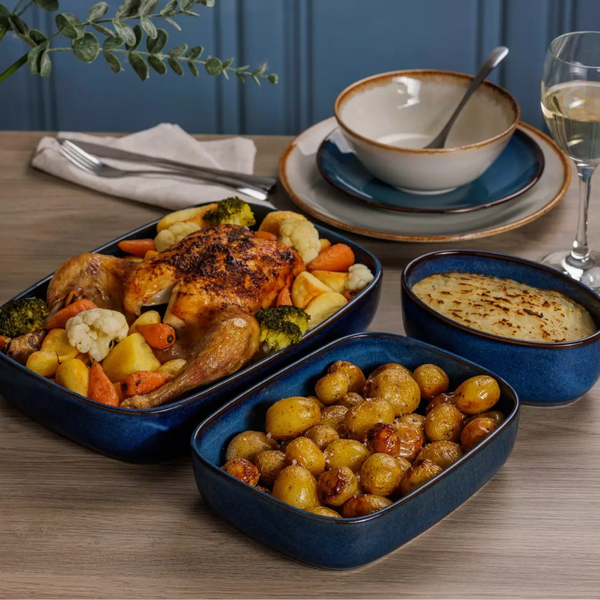 Fuente Reactive Blue Rectangular 31 cms