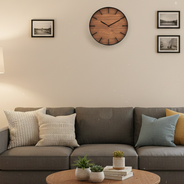 Reloj Rin Walnut Negro