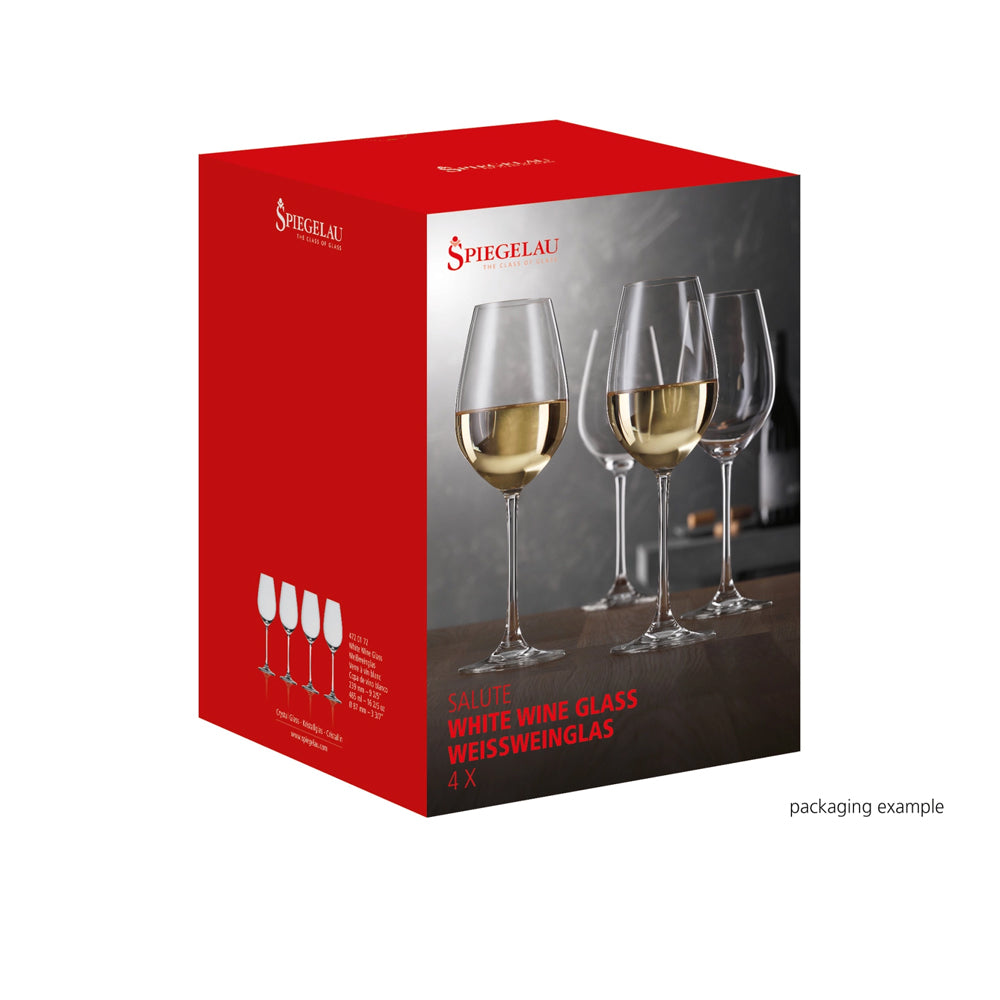 Set 4 Copas Salute Vino Blanco