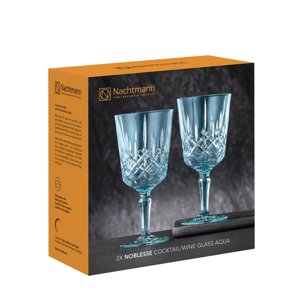 Set 2 Copas Noblesse Aqua