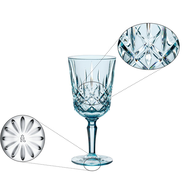 Set 2 Copas Noblesse Aqua