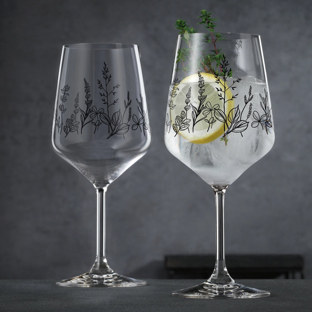 Set 2 Copas Tattoo Black Vino & Spritz