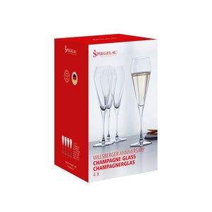Set 4 Copas Willsberger Champagne