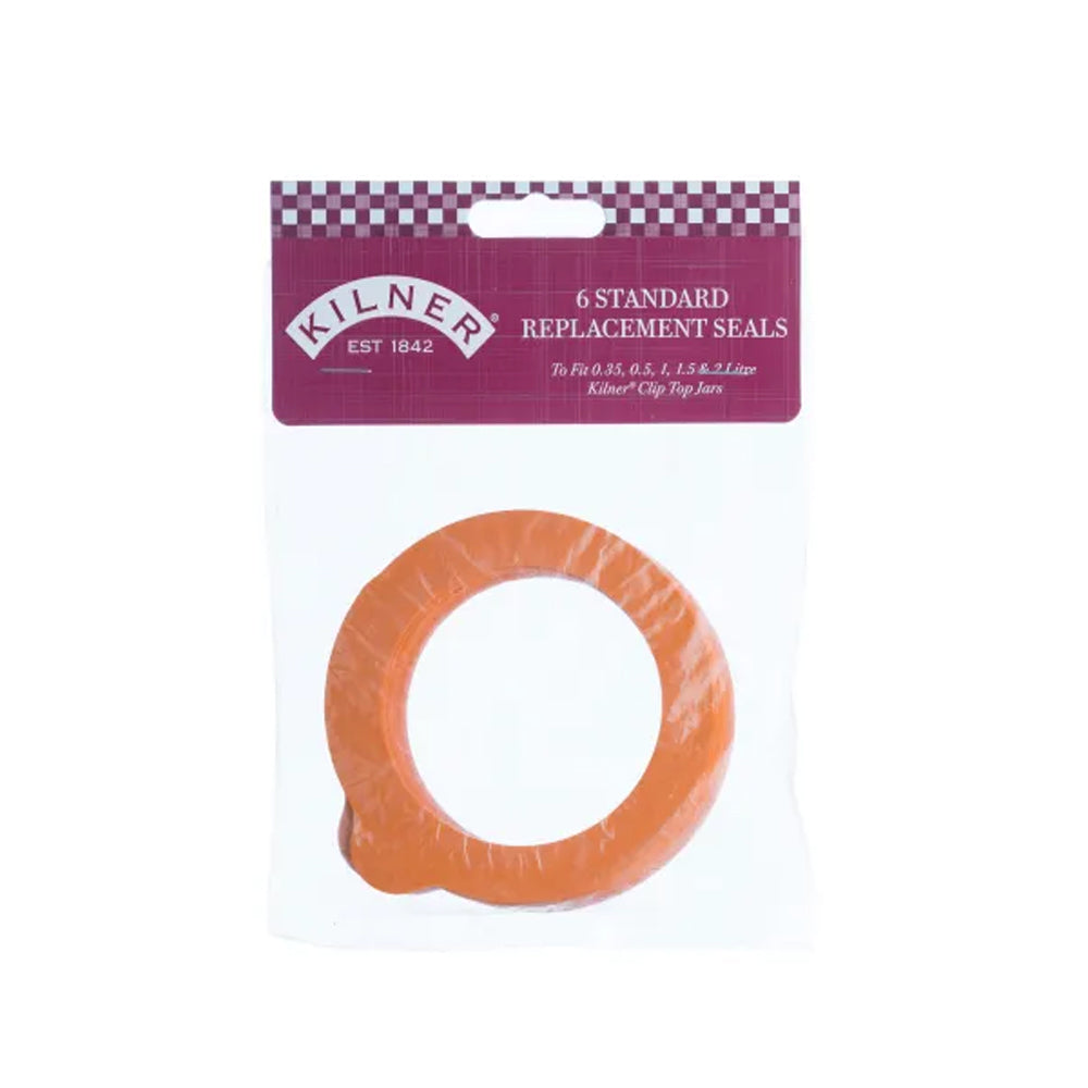 Set 6 Repuestos Silicona Kilner apto para Frasco 0.35, 0.5, 1.0, 1.5 y 2 Lts