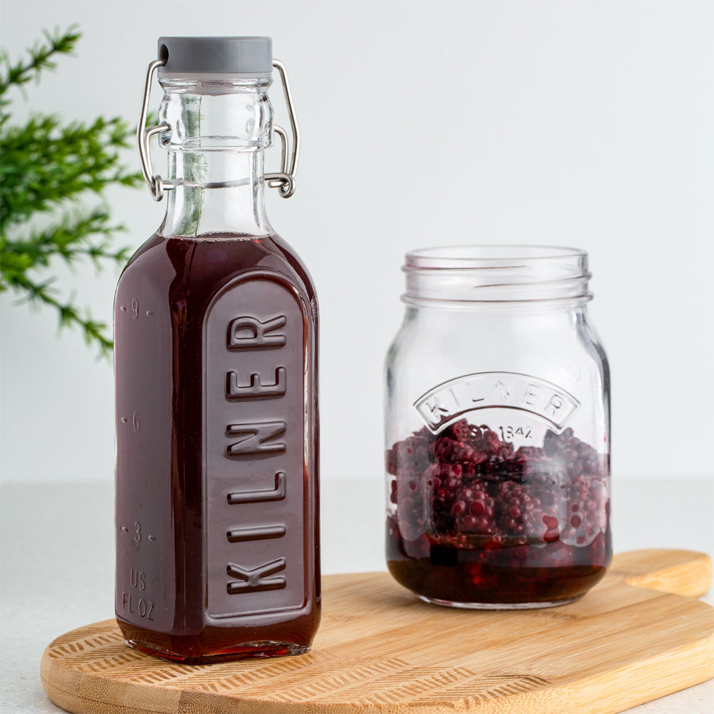 Botella Kilner Tapa Gris Cierre Clip 0.3Lt