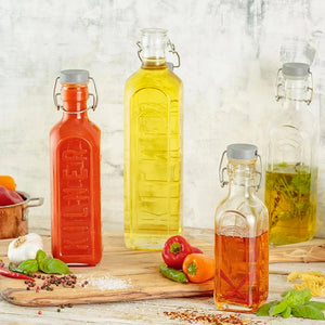 Botella Kilner Tapa Gris Cierre Clip 0.6Lt