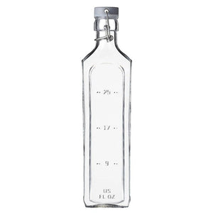 Botella Kilner Tapa Gris Cierre Clip 1Lt