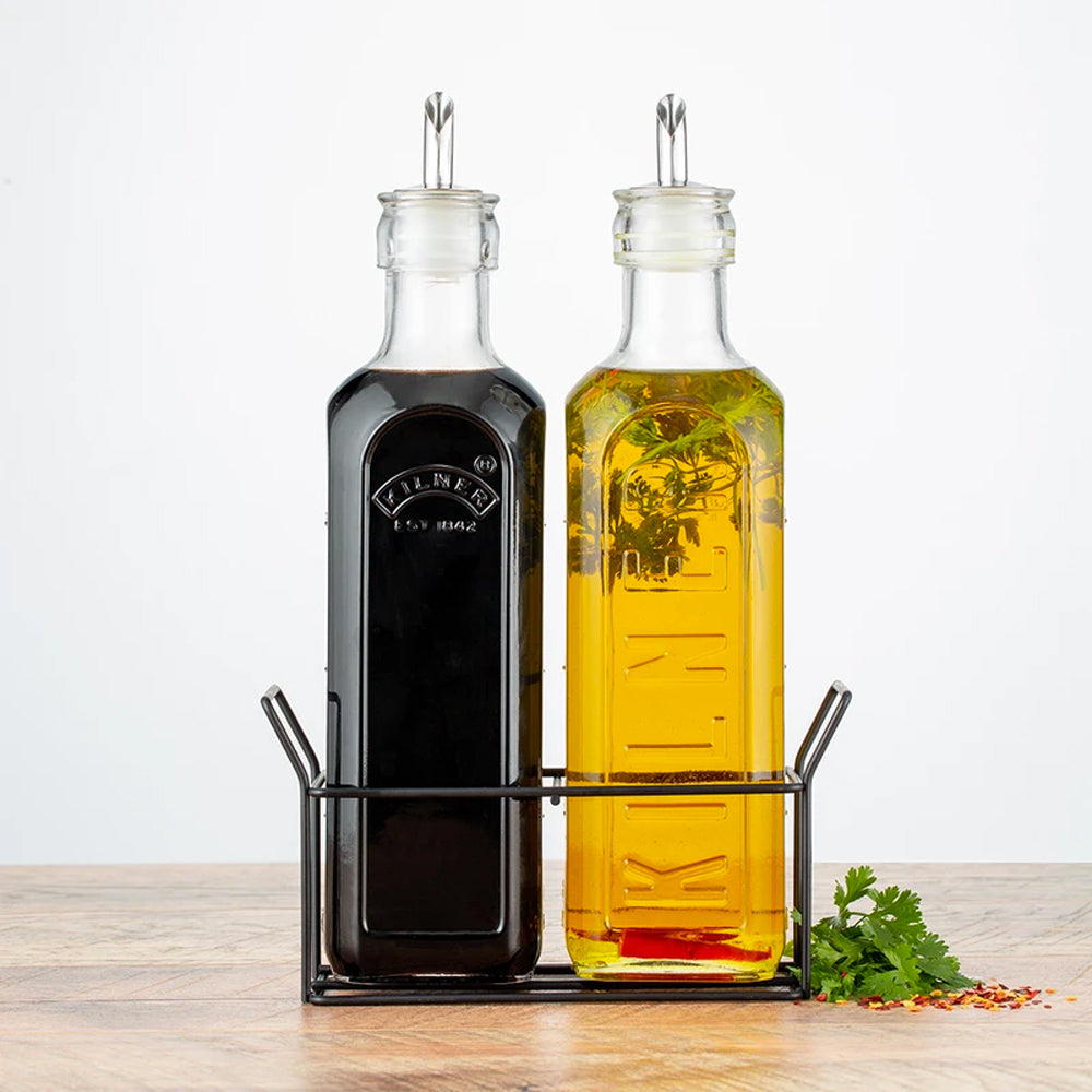 Set Alcuza + Base Metálica Kilner