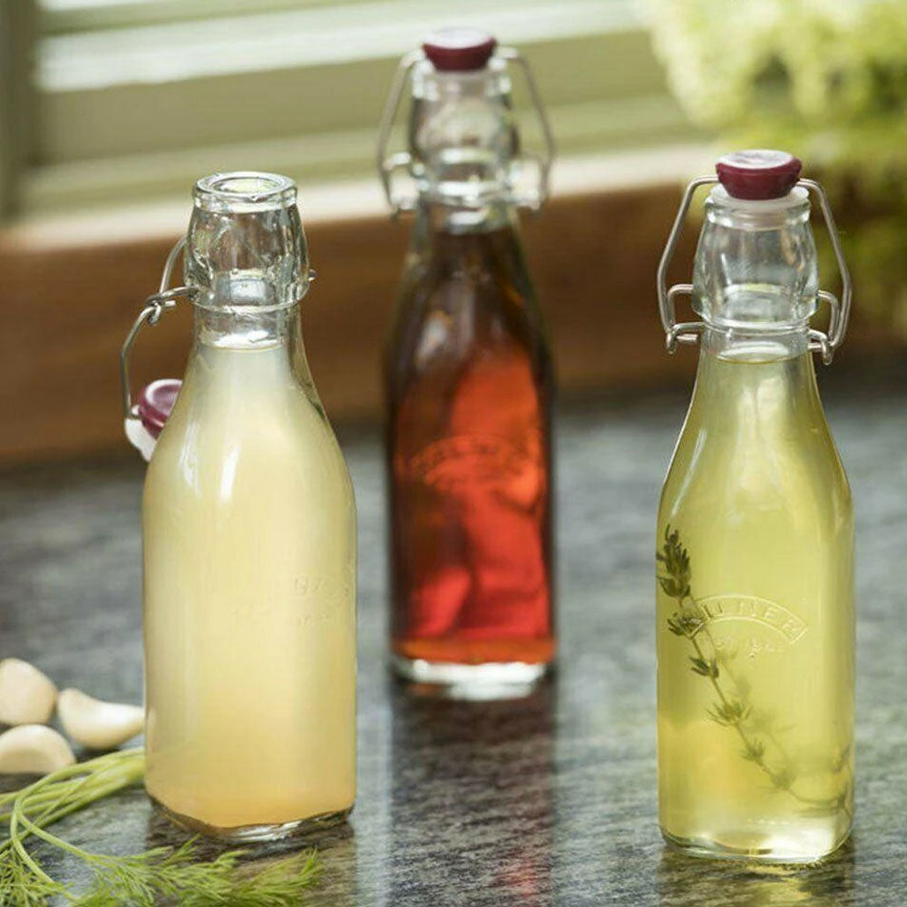 Botella Kilner Tapa Roja Cierre Clip 0.25Lt