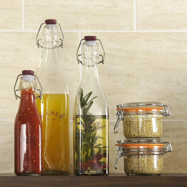 Botella Kilner Tapa Roja Cierre Clip 0.25Lt