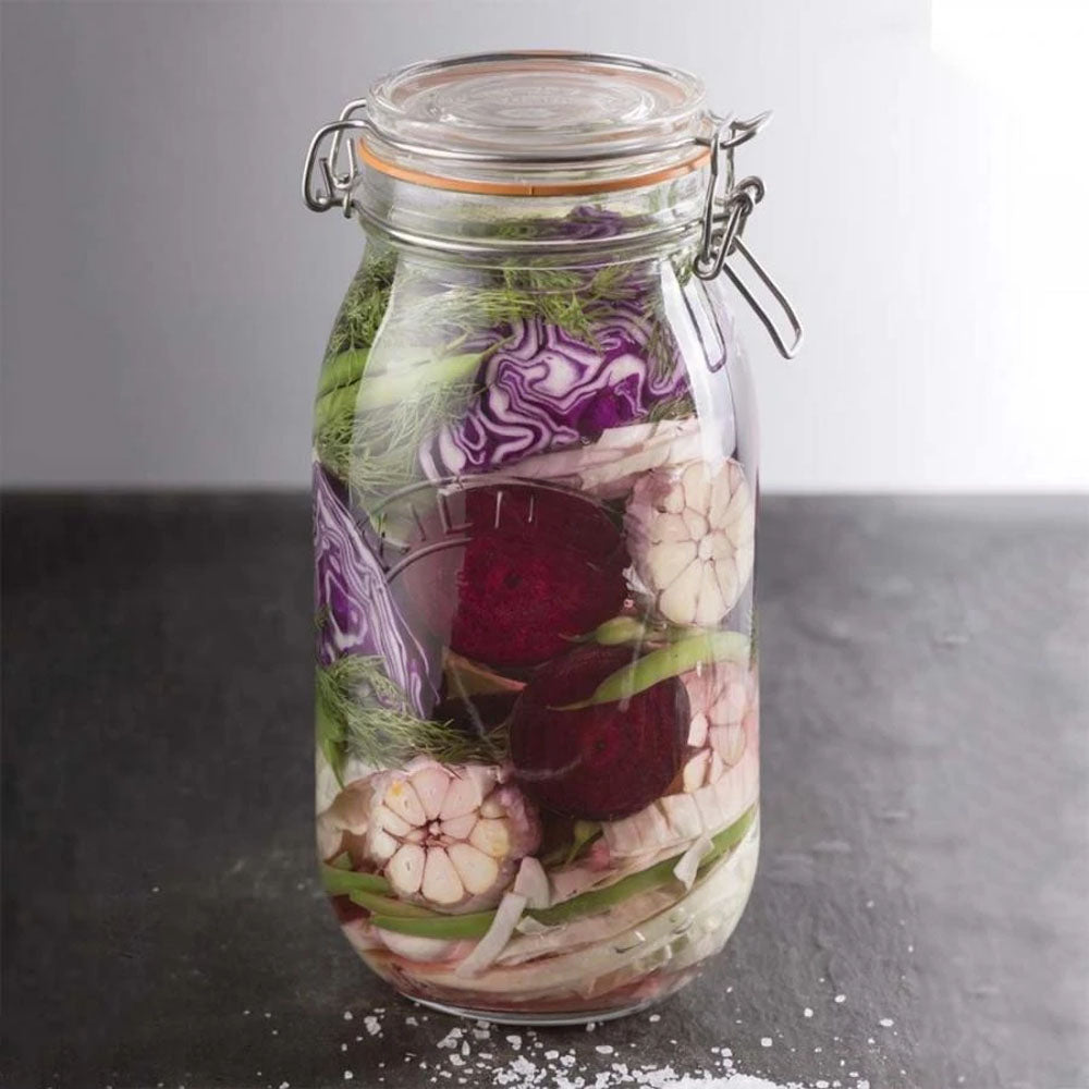 Frasco Kilner Redondo Cierre Clip 1.5Lt