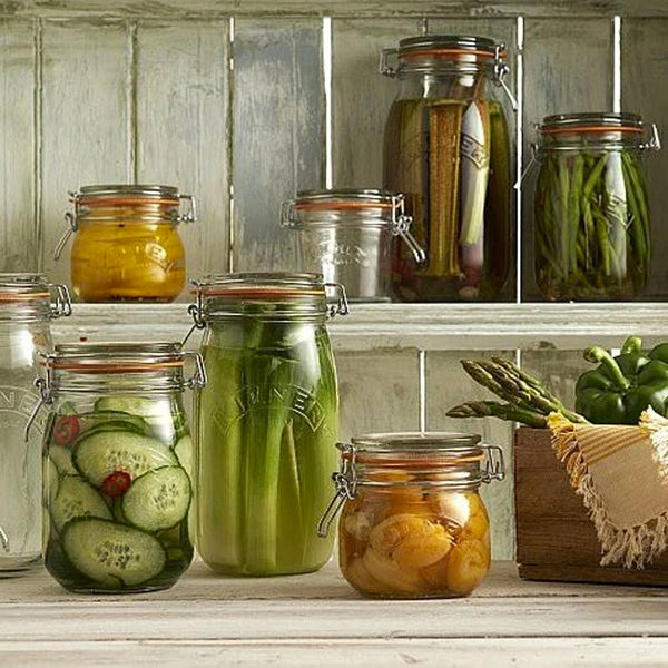 Frasco Kilner Redondo Cierre Clip 0.35Lt