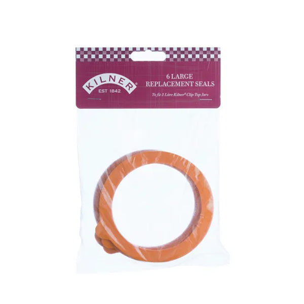 Set 6 Repuestos Silicona Frasco Kilner 3Lts