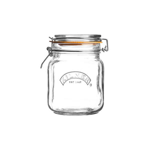 Frasco Kilner Cuadrado Cierre Clip 1Lt