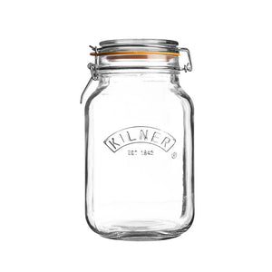 Frasco Kilner Cuadrado Cierre Clip 1.5Lt