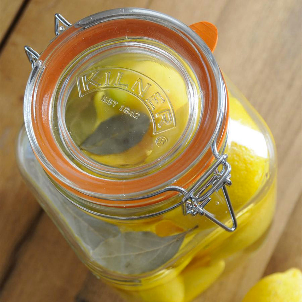 Frasco Kilner Cuadrado Cierre Clip 1.5Lt