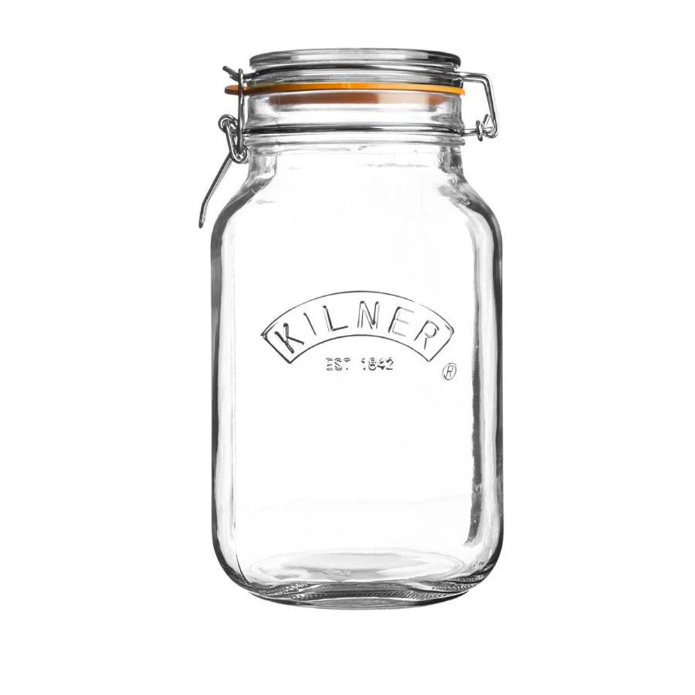 Frasco Kilner Cuadrado Cierre Clip 2Lt