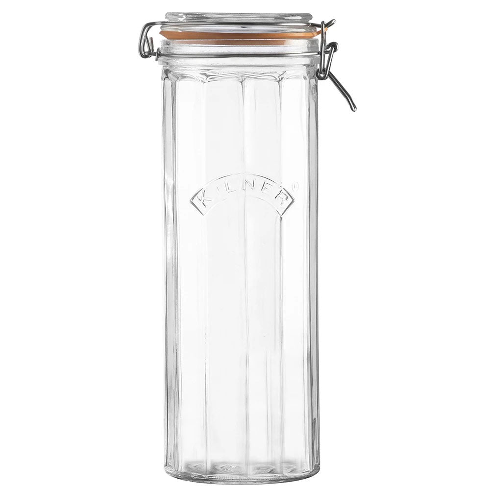 Frasco Kilner Faceteado Cierre Clip 2.2Lt