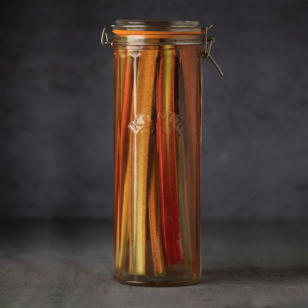 Frasco Kilner Faceteado Cierre Clip 2.2Lt