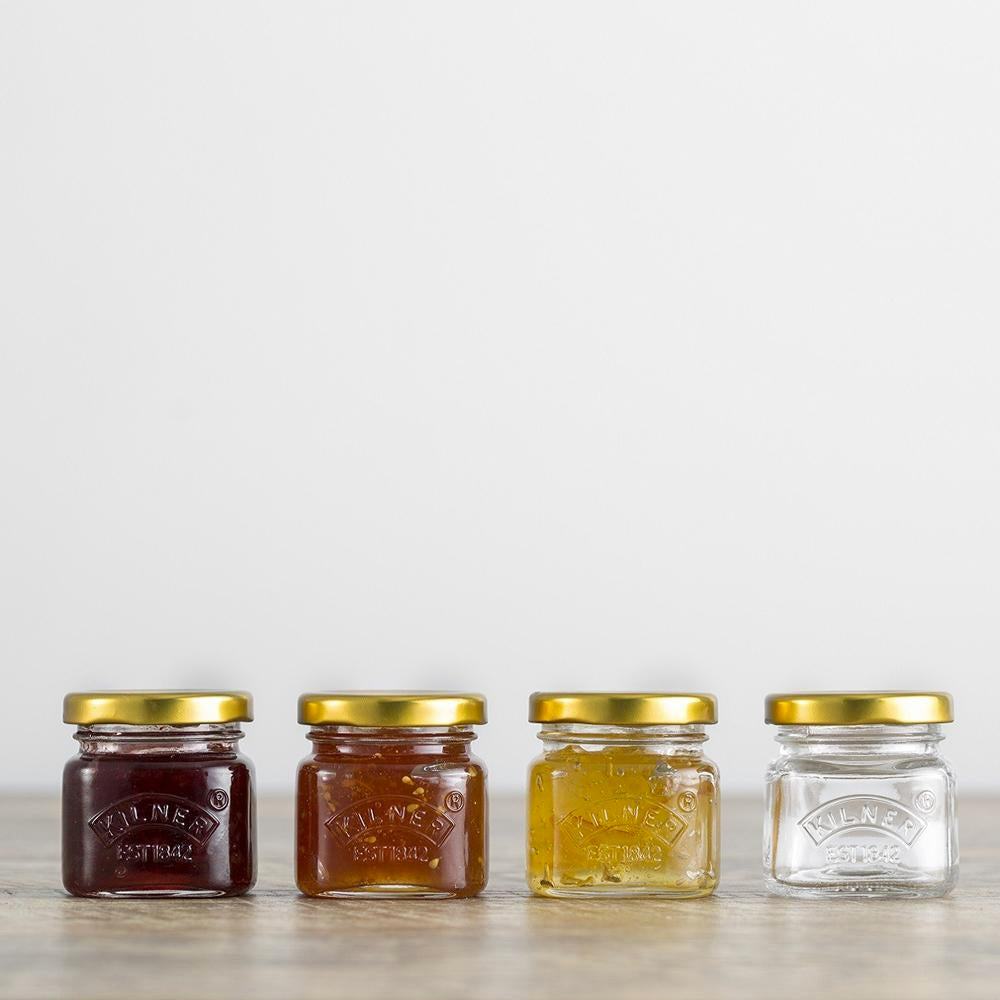 Set 4 Mini Frascos Kilner 55ml
