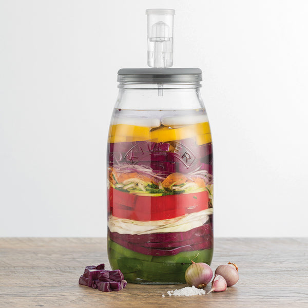 Set Fermentación Kilner Válvula de Aire