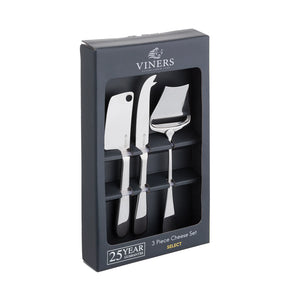 Set 3 Pzas Queso Select Acero Inoxidable