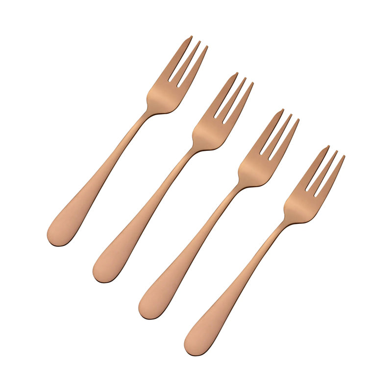 Set 4 Tenedores Select Copper
