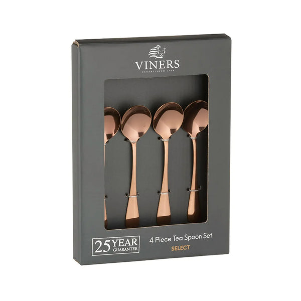 Set 4 Cuchara Té Select Copper