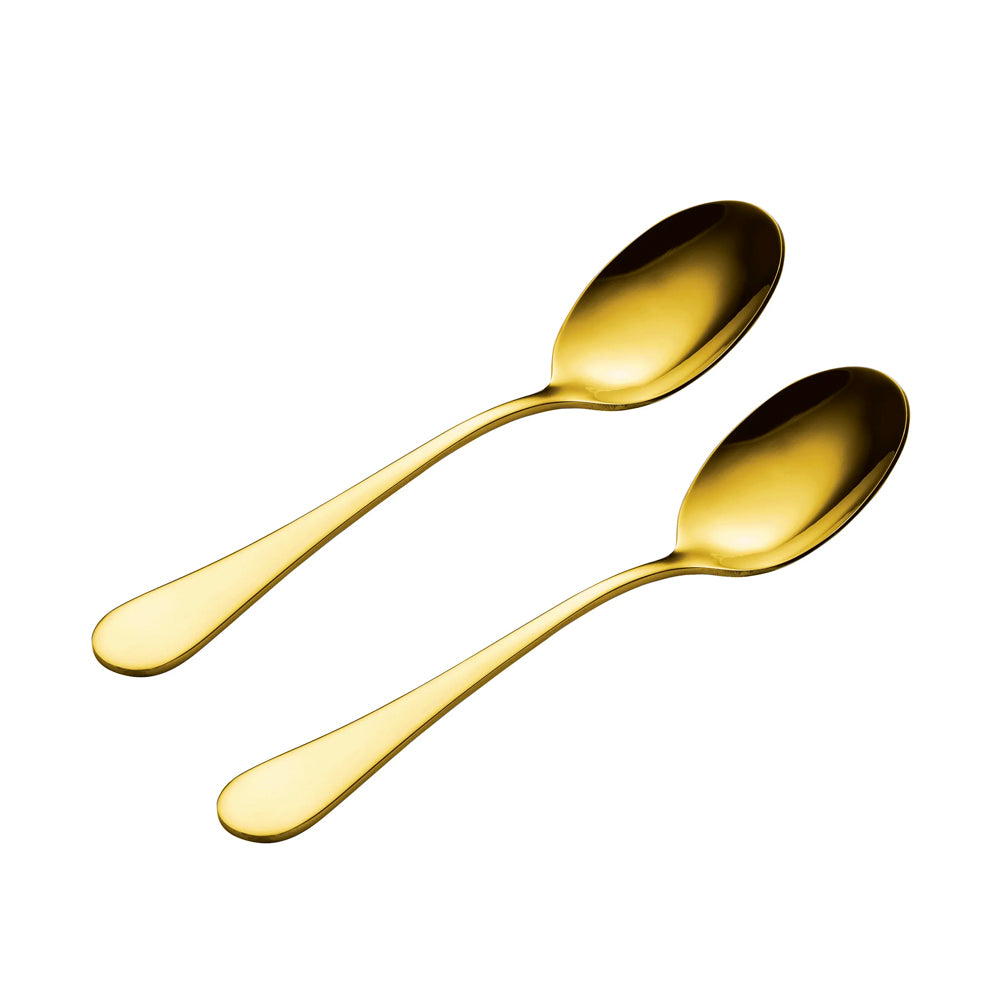 Set 2 Cucharas Para Servir Select Doradas