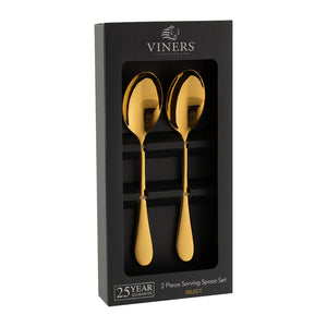 Set 2 Cucharas Para Servir Select Doradas