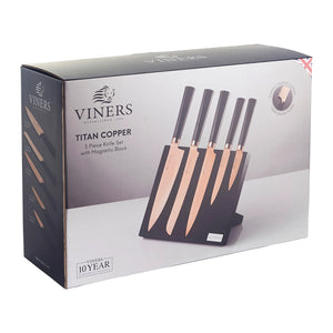 Set 6 Pzas Titan Copper Bloque Magnético