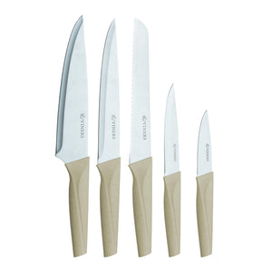 Set 6 Pzas Organic Crema Bloque