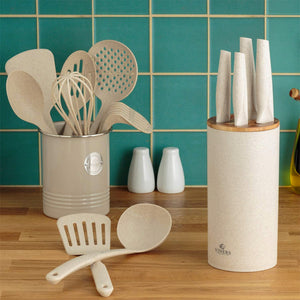 Set 6 Pzas Organic Crema Bloque