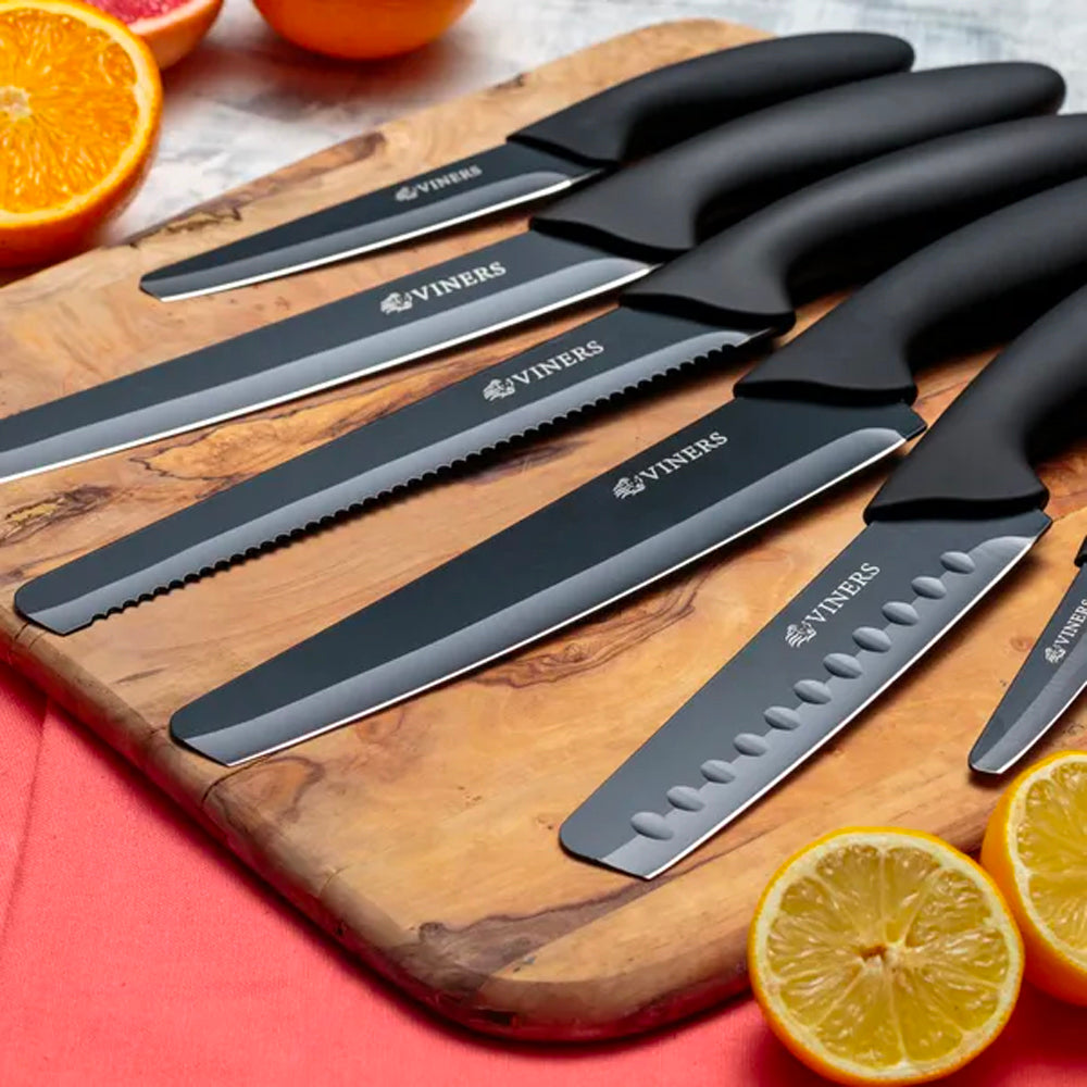 Set cuchillos para fruta, quesos y verduras
