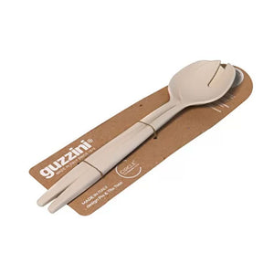 Set 2 Cucharas 'Tierra' Para Servir Color Blanco