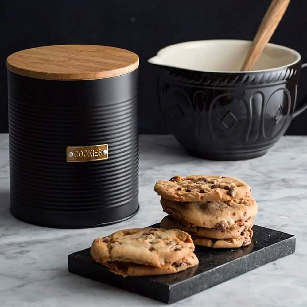 Contenedor Cookies Negro