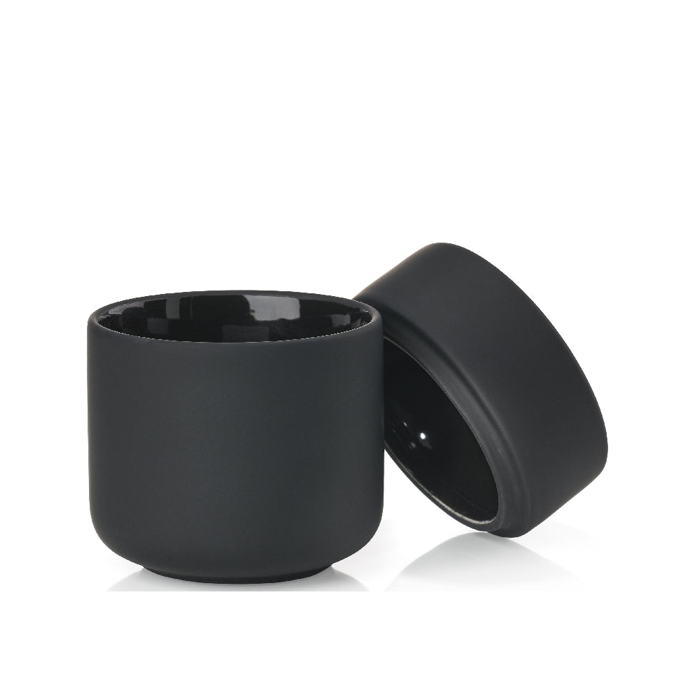 Contenedor Baño Ume con Tapa Negro