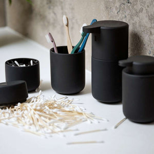 Contenedor Baño UME con Tapa Negro