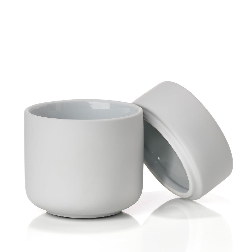 Contenedor Baño Ume con Tapa Blanco