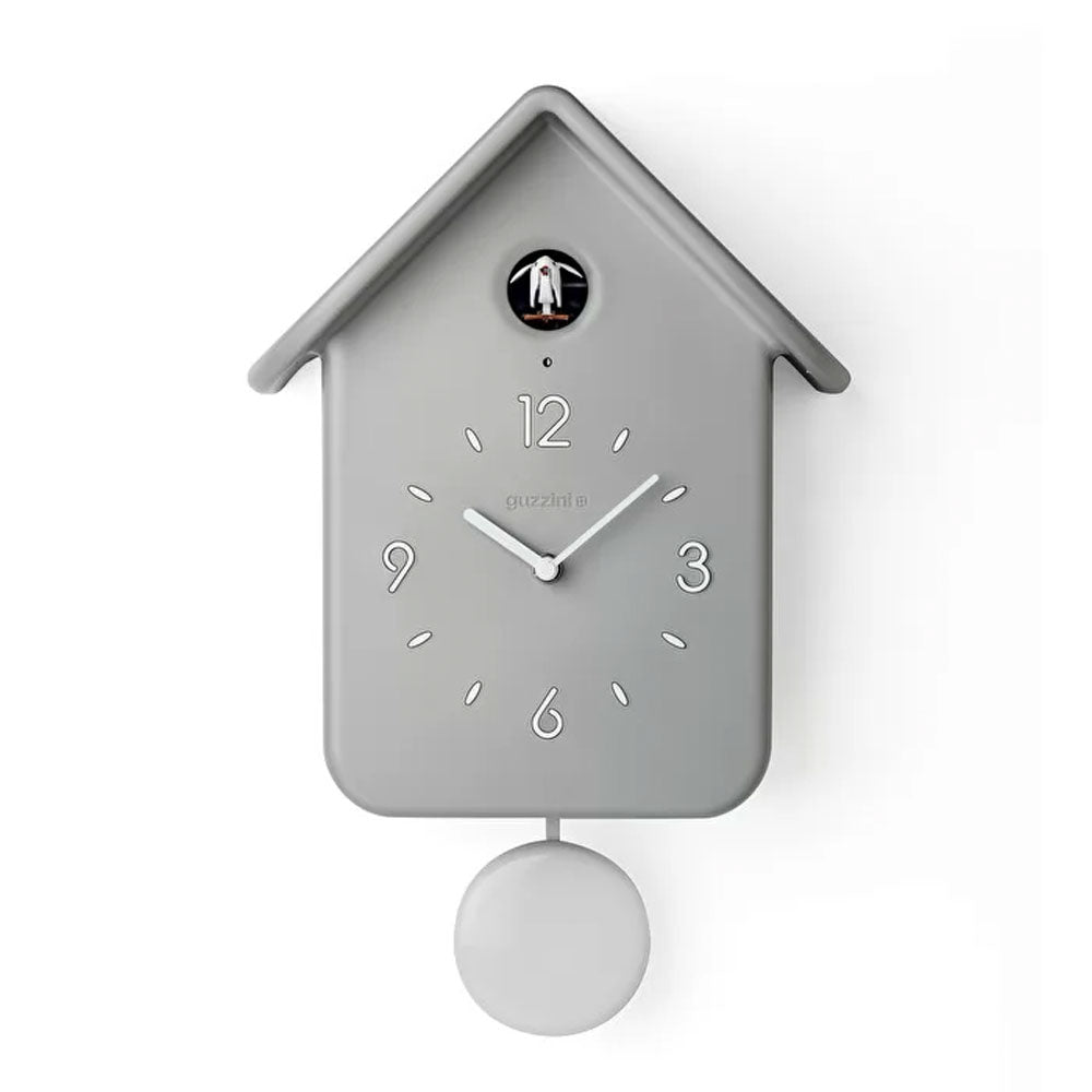 Reloj CuCkoo Gris con Péndulo Blanco