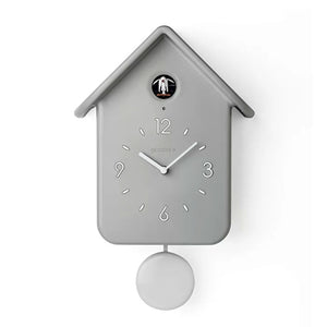 Reloj CuCkoo Gris con Péndulo Blanco
