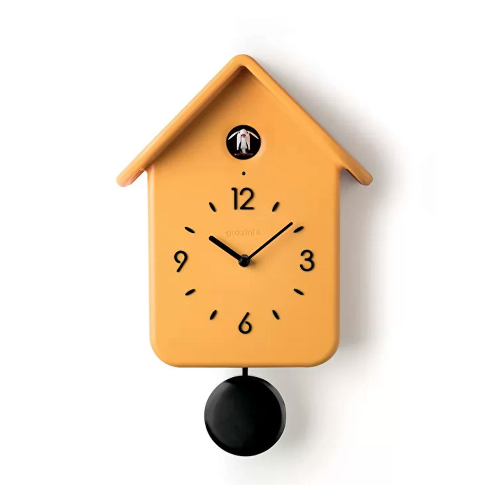 Reloj CuCkoo Amarillo con Péndulo Negro