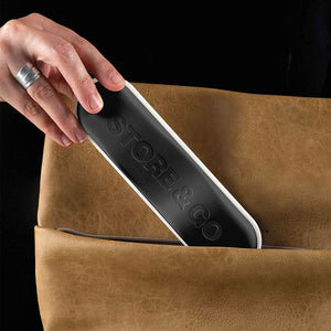 Lunch Box con Cubiertos Blanco/Negro